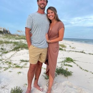 cotton dress coffee color fall